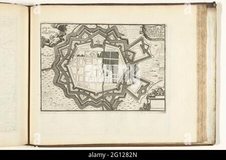 Map of Landau, 1726; Landau, Ville Au Roy et Fortifiée d'Une Nouvelle way (...); Les Forces de l'Europe, Asie, Afrique et Amerique (...) Comme Aussi Les Cartes des Côtes de France et d'Espagne. Map of the reinforcements around the German city of Landau in der Pfalz. Plate No. 175 in Part VIII of the Picture: Les Forces de l'Europe, Asia, Afrique et amic ... Comme Aussi Les Cartes des Côtes de France et d'Espagne from 1726, this first part with 238 by hand Numbered Plates of renowned strong cities and fortresses in the context of the Spanish Succession War 1701-1713. For most part, these plates Stock Photo