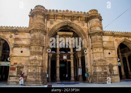 The old mosque in Ahmedabad Stock Photo