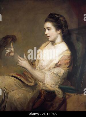 Sir Joshua Reynolds -  Kitty Fisher 1764 Stock Photo