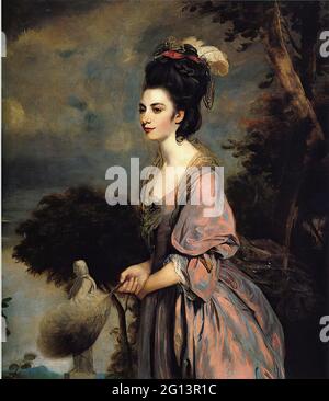 Sir Joshua Reynolds -  Mrs Richard Crofts 1775 Stock Photo