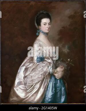Thomas Gainsborough -  Mrs Edmund Morton Pleydell Stock Photo