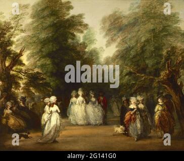 Thomas Gainsborough -  the Mall in St Jamess Park Stock Photo