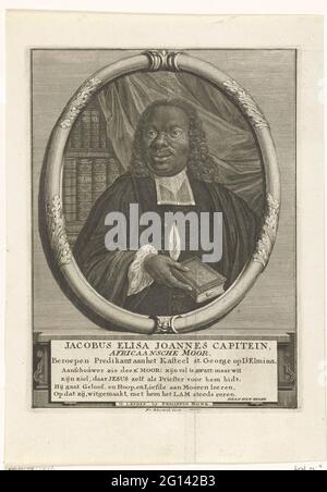 . Portrait of Jacobus Elisa Johannes Capitein, the first black in the ...