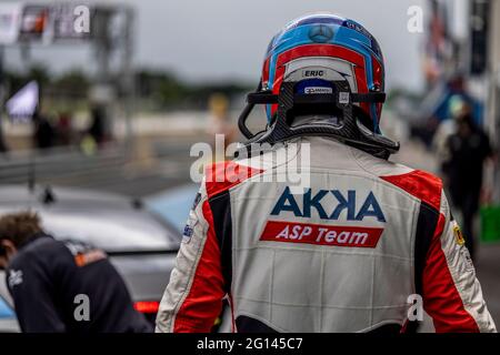 Albi, France. 04th June, 2021. DEBARD Eric (FRA), AKKA ASP, Mercedes-AMG GT4, portrait during the 2nd round of the Sprint Cup by Funyo SportProto 2021, from June 4 to 6, 2021 on the Circuit d'Albi, Albi, France - Photo Marc de Mattia / DPPI Credit: DPPI Media/Alamy Live News Stock Photo