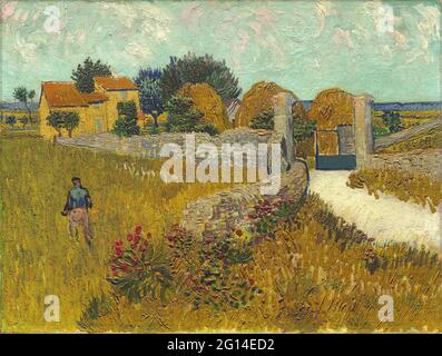 Vincent van Gogh, Farmhouse in Provence, 1888, Farmhouse in Provence