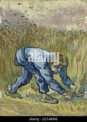 Vincent van Gogh, The Reaper after Millet. 1889. Post-Impressionism ...