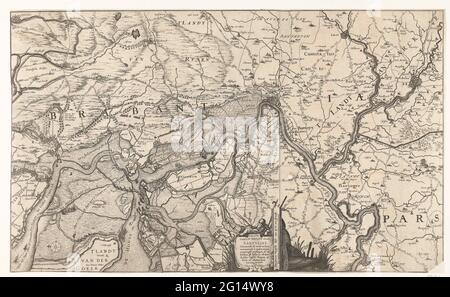 Map of the Scheldt and the Redoubt at Zandvliet, Map of the Scheldt ...