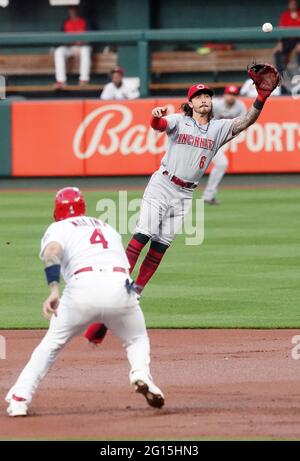 This is a 2021 photo of Jonathan India of the Cincinnati Reds baseball  team. This image reflects the Cincinnati Reds active roster as of Tuesday,  Feb. 23, 2021 when this image was