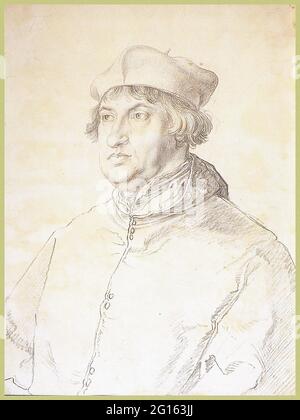 Albrecht Dürer -  Cardinal Albrecht Von Brandenburg Stock Photo