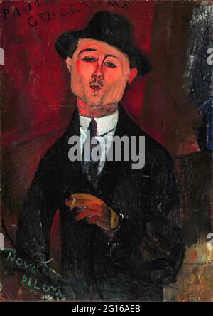 Amedeo Modigliani -  Paul Guillaume Novo Pilota Stock Photo