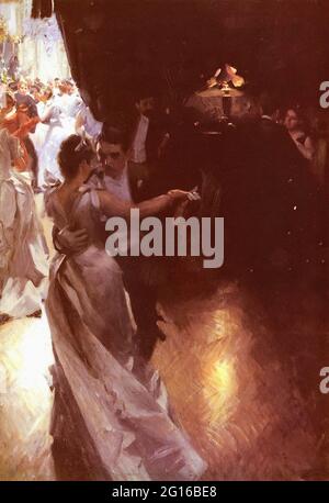 Anders Zorn -  Waltz 1891 Db47 1891 Stock Photo