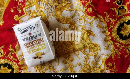 La Molisana Whole durum wheat semolina. Stock Photo