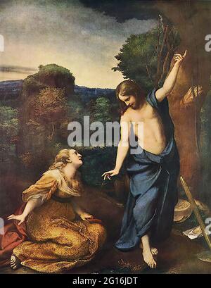 Correggio - Noli Me Tangere Stock Photo - Alamy