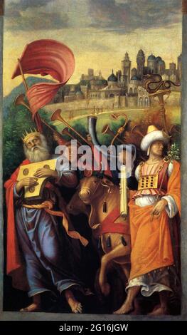 Antonio Allegri, Dit Correggio -  David Before the Ark of Covenant Stock Photo
