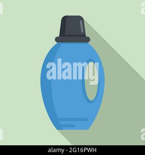 Softener detergent icon, flat style Stock Vector