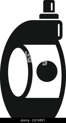 Softener bottle icon, simple style Stock Vector
