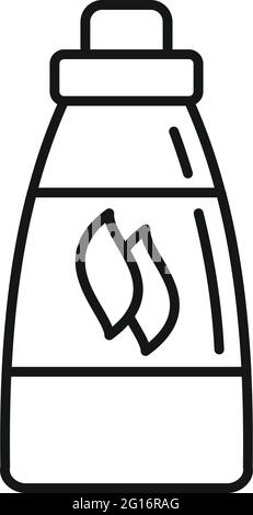 Softener laundry icon, outline style Stock Vector