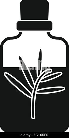 Essential oils perfume icon, simple style Stock Vector
