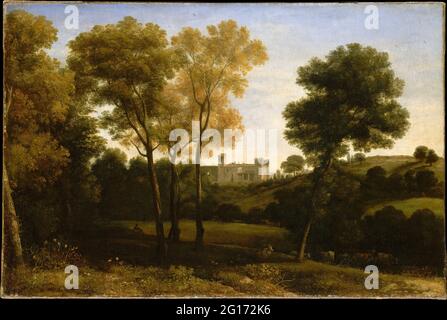 Claude Lorrain -  View of La Crescenza Stock Photo