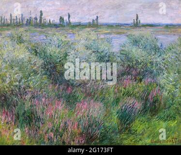 Claude Monet - La Seine Prs De Vtheuil Temps Orageux Stock Photo - Alamy