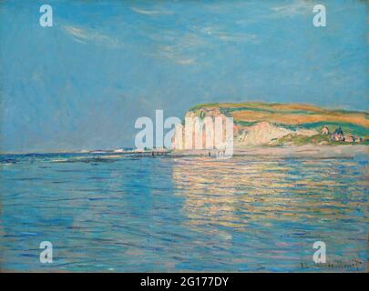 Claude Monet -  Low Tide Pourville 02 1882 Stock Photo