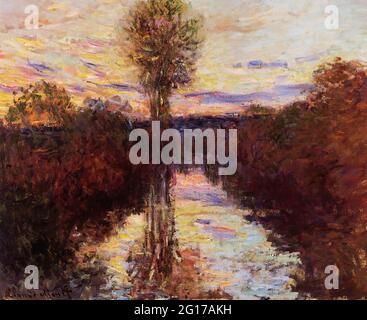 Claude Monet - Arm Seine 1878 Stock Photo - Alamy