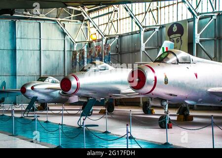 The Indian Air Force Museum, Palam, is the museum of the Indian Air Force, and is located at the Palam Air Force Station in Delhi, India. Stock Photo