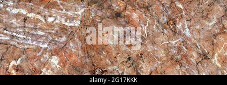natural pattern of marble background, Surface rock stone with a pattern of Emperador marbel, Close up of abstract texture with high resolution. Stock Photo