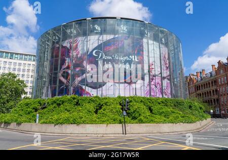The Odeon BFI IMAX Cinema in Waterloo on s sunny day. London - 5th June 2021