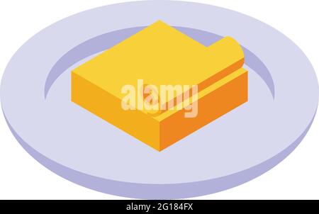 Vitamin d butter icon. Isometric of Vitamin d butter vector icon for web design isolated on white background Stock Vector