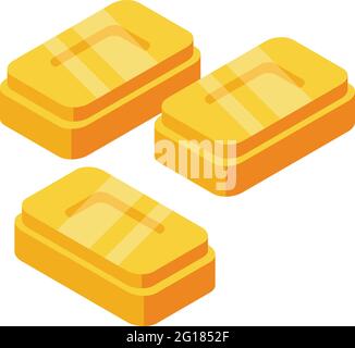 Cough drops honey icon. Isometric of Cough drops honey vector icon for web design isolated on white background Stock Vector