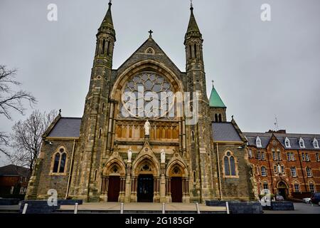 Clonard Monastery said to have been a key meeting place during the peace process, Belfast,  Northern Ireland, UK, 2018 Stock Photo