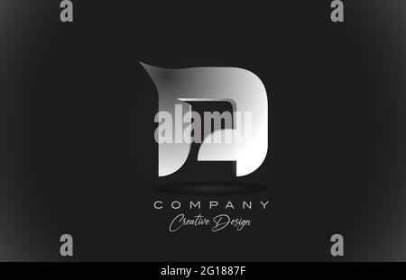 G white gradient alphabet letter logo icon with black background ...