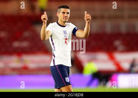 Middlesborough, United Kingdom. 02 June 2021. England’s Conor Coady. credit Anthony Devlin/Alamy Live News Stock Photo