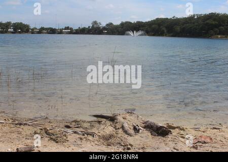 low angle lake Stock Photo