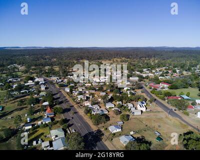 Aerial of Eidsvold North Burnett Queensland Australia Stock Photo