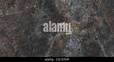 Black marble natural stone pattern for background. exotic abstract limestone marbel rustic matt  ceramic wall and floor tiles, Polished slice mineral Stock Photo