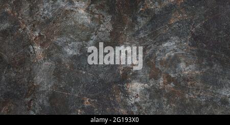 Black marble natural stone pattern for background. exotic abstract limestone marbel rustic matt  ceramic wall and floor tiles, Polished slice mineral Stock Photo