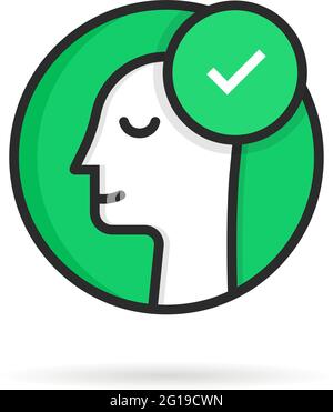 linear man like employee hiring Stock Vector