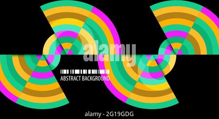 Abstract colorful background template with blended strips Stock Vector