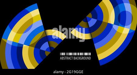 Abstract colorful background template with blended strips Stock Vector
