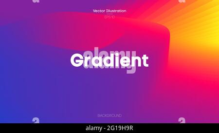 Gradient background color, vector illustration. Abstract background with fluid colors. EPS 10. Stock Vector