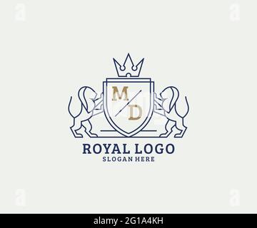 MM Letter Initial with Lion Royal Logo Template Stock Vector Image & Art -  Alamy