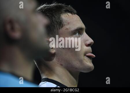 Ljubljana, Slovenia. 06th June, 2021. Football, U-21 men: European Championship, Portugal - Germany, final round, final at Stozice stadium. Florian Wirtz (Germany). Credit: Marton Monus/dpa/Alamy Live News Stock Photo