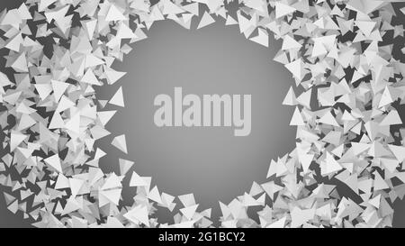 Abstract illustration of multiple 3d grey cubes against white ...