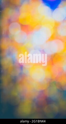 Colorful blur bokeh background. christmas celebration ornament light defocus background Stock Photo