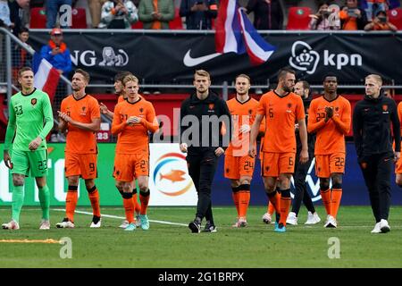 ENSCHEDE, NETHERLANDS - JUNE 6: Matthijs de Ligt of the Netherlands during the International Friendly match between Netherlands and Georgia at FC Twente Stadion on June 6, 2021 in Enschede, Netherlands (Photo by Andre Weening/Orange Pictures) Credit: Orange Pics BV/Alamy Live News Stock Photo