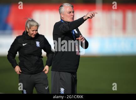 Alan Reeves Assistant Manager of Birmingham City during Barclays FA ...