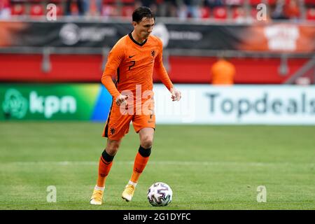 ENSCHEDE, NETHERLANDS - JUNE 6: Steven Berghuis of the Netherlands during the International Friendly match between Netherlands and Georgia at FC Twent Stock Photo