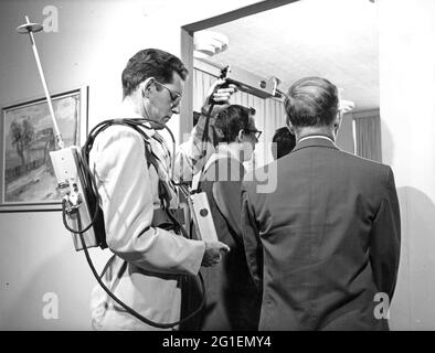 broadcast, television, cameras, telecamera during the recording of a ...